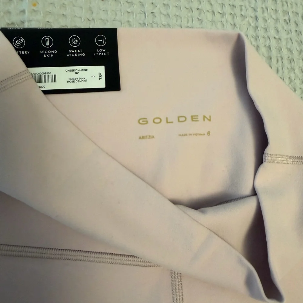 Aritzia BUTTER Cheeky Hi-Rise 26" Legging Dusty Pink NWT - Picture 4 of 4